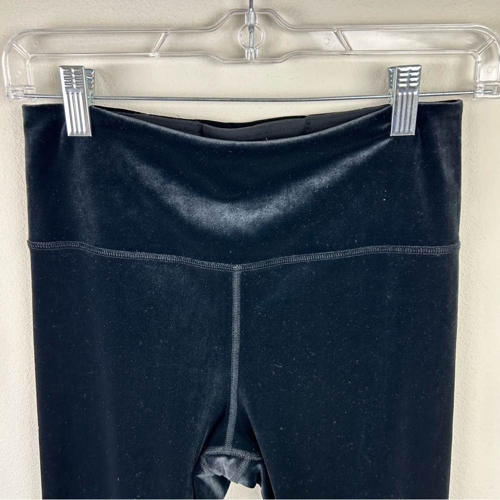 Athleta Elation Velvet Tight Black High-Rise leggings size: S - Picture 4 of 12